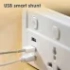 Deli ET410 2 Pin 3 Port 2 Meter Power Strip